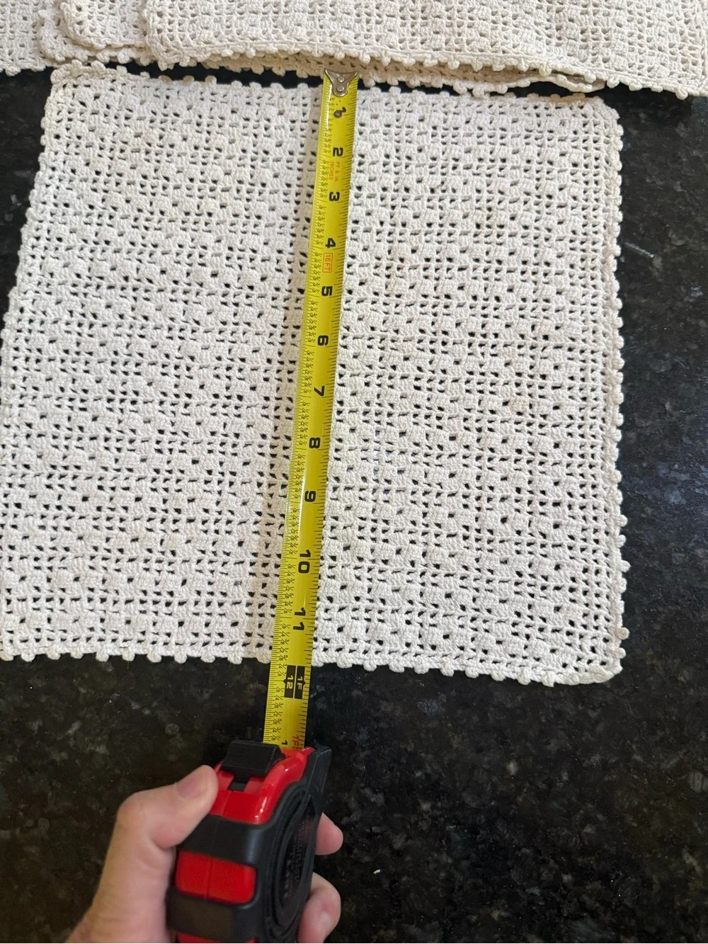 N/A cream crochet